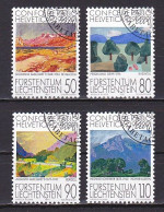 Liechtenstein, 1991, Swiss Confederation 700th Anniv, Set, CTO - Usados