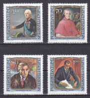 Liechtenstein, 1984, Visitors Portraits 3rd Sereis, Set, MNH - Neufs