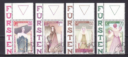 Liechtenstein, 1985, Cardinal Virtues, Set, CTO - Oblitérés