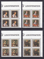 Liechtenstein, 1982, Visitors Portraits 2nd Series, Block Set, MNH - Blokken