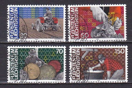 Liechtenstein, 1982, Rural Industries, Set, CTO - Used Stamps