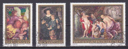 Liechtenstein, 1976, Peter Paul Rubens, Set, CTO - Used Stamps