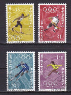 Liechtenstein, 1971, Olympic Winter Games 1972, Set, CTO - Gebraucht