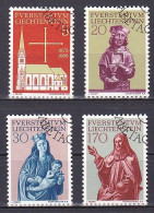 Liechtenstein, 1966, Vaduz Church Restoration, Set, CTO - Usados