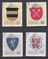 Liechtenstein, 1965, Coat Of Arms 2nd Series, Set, CTO - Used Stamps