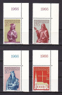 Liechtenstein, 1966, Vaduz Church Restoration, Set, MNH - Unused Stamps