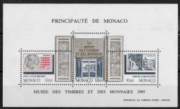 MONACO - ANNEE 1995 - MUSEE DES TIMBRES ET DES MONNAIES - BF 69 - NEUF** MNH - Blocchi