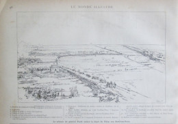 1884  Vietnam GENERAL FOUET  ENLEVE LA DIGUE DE PALAN AUX PAVILLONS NOIRS Son Tay - Sin Clasificación