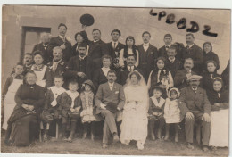 CPA PHOTO - 24 - RIBERAC Ou Environs - Belle Photo De Mariage - Famille à Identifier - Vers 1920 - Riberac