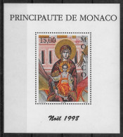 MONACO - ANNEE 1998 - NOEL - BF 79 - NEUF** MNH - Blocs