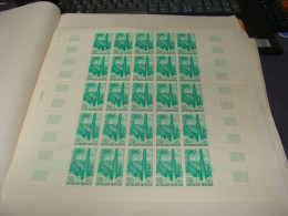 N° 1635 En Feuille  De 25 Timbres Entières Neuves - Hojas Completas