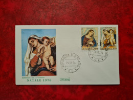 LETTRE SAN MARINO  SANTO NATALE 1976 - Briefe U. Dokumente