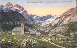 11742450 Meglisalp Altmann Saentis Panorama Mit Kirche Altmann Saentis - Autres & Non Classés