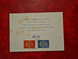 CARTE HELSENSKI GOD JUL JOEUX NOEL 1988 - Lettres & Documents