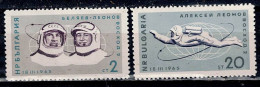 BULGARIA 1965 SPACE MI No 1540-1 MNH VF!! - Unused Stamps