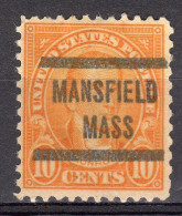 MM-533; USA Precancel/Vorausentwertung/Preo; MANSFIELD (MA), Type 577 - Precancels