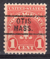 MM-546; USA Precancel/Vorausentwertung/Preo; OTIS (MA), Type 729 - Prematasellado