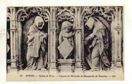 Cpa N° 34 BOURG EN BRESSE Eglise De Brou Figure Du Mausolée De Marguerite De Bourbon - Brou - Iglesia