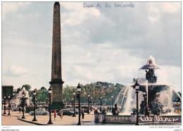 2 CartesParis, Place De La Concorde & Rotisserie Perigourdine, Voitures Fiat 500,Renault, Simca, Peugeot , Panhard PL 17 - Pubs, Hotels, Restaurants