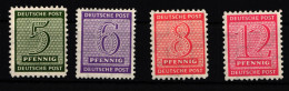 SBZ 120x-123x Postfrisch Teils Geprüft Ströh BPP #HN116 - Altri & Non Classificati