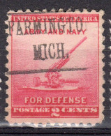 MM-599; USA Precancel/Vorausentwertung/Preo; FARMINGTON (MI), Type 482 - Precancels