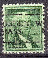 MM-589; USA Precancel/Vorausentwertung/Preo; WOBURN (MA), Type 701 - Vorausentwertungen