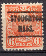 MM-567; USA Precancel/Vorausentwertung/Preo; STOUGHTON (MA), Type 482 - Préoblitérés