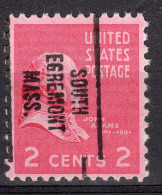 MM-560; USA Precancel/Vorausentwertung/Preo; SOUTH EGREMONT (MA), Type 707 - Prematasellado