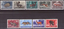 Yugoslavia 1960 -  Fauna IV Animals Mammals - Mi 917-925 - MNH**VF - Unused Stamps