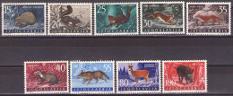 Yugoslavia 1960 -  Fauna IV Animals Mammals - Mi 917-925 - MNH**VF - Nuovi