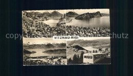 11742058 Vitznau Rigi Mit Vierwaldst?ttersee Und Rigibahn Vitznau - Autres & Non Classés