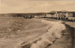 FR3041  --  NICE  --  PROMENADE DU MIDI  --  LA PLAGE  --  PHOTO CARTE  --  1907 - Otros & Sin Clasificación