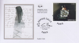 Enveloppe  FDC   1er  Jour   FRANCE    Oeuvre  De   Sophie  CALLE    2018 - 2010-2019