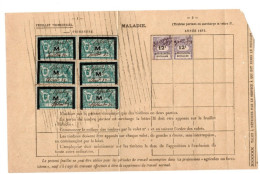 FRANCE TIMBRES TYPE MERSON ASSURANCES SOCIALES SUR DOCUMENT 1932 - Cartas & Documentos