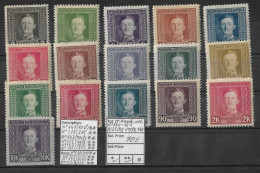 Bosnia-Herzegovina/Austria-Hungary, 1917 Year, No 124-141 (missing No 139 & 140), (*/**) - Bosnië En Herzegovina