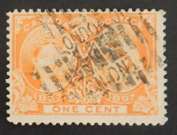 CANADA YT 39 OBLITERE "REINE VICTORIA" ANNÉE 1897 - Used Stamps