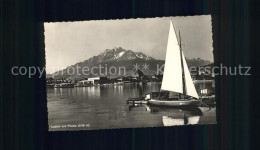 11741868 Luzern LU Mit Pilatus Seepanorama Segelschiff Luzern - Other & Unclassified