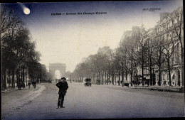 CPA Paris VIII, Avenue Des Champs Elysees, Arc De Triomphe De L’Étoile - Andere & Zonder Classificatie