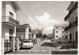 MAROTTA - VIA DAMIANO CHIESA - PESARO URBINO - 1967 - AUTOMOBILI - CARS - FIAT 500 - RENAULT 4 - Pesaro