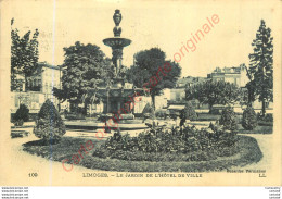 87.  LIMOGES .  Le Jardin De L'Hôtel De Ville . - Limoges