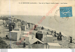 44.  LA BERNERIE .  Vue De La Plage à Marée Haute . Les Tentes . - La Bernerie-en-Retz