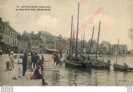 44.  LE POULIGUEN .  Le Quai Et Le Port . Marée Haute . - Le Pouliguen