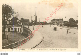 42.  ROANNE .   Le Nouveau Pont Des Promenades Côté Cours De La République . - Roanne