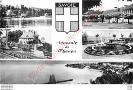 74.  SOUVENIR DE THONON LES BAINS .  CP Multivues ; - Thonon-les-Bains