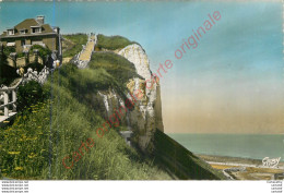 76.  LE TREPORT .  Escalier Sur La Falaise . - Le Treport