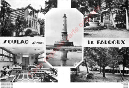 33.  SOULAC Sur MER .  LE FALGOUX .  Colonie UFOVAL . CP Multivues . - Soulac-sur-Mer