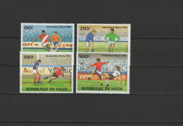 Niger 1984  Football Soccer World Cup Set Of 4 MNH - 1986 – Mexiko