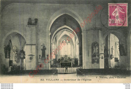 01.  VILLARS .  Intérieur De L'Eglise . - Villars-les-Dombes