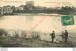 42.  MONTROND LES BAINS .  Pont Du Chemin De Fer Et Le Vieux Château . - Other & Unclassified