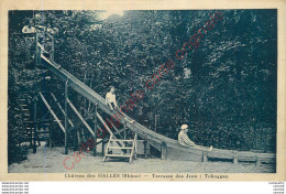 69.  Château Des HALLES .  Terrasse Des Jeux . Toboggan . CPA Animée . - Otros & Sin Clasificación